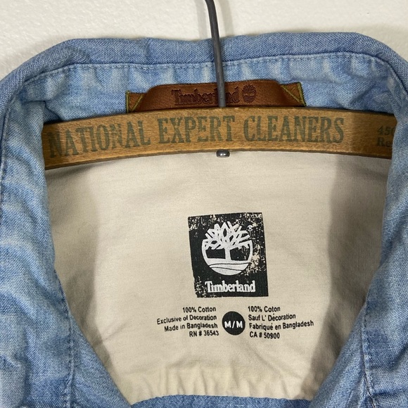 Men/Uni Timberland Long Sleeve Button Down Medium - Picture 8 of 11